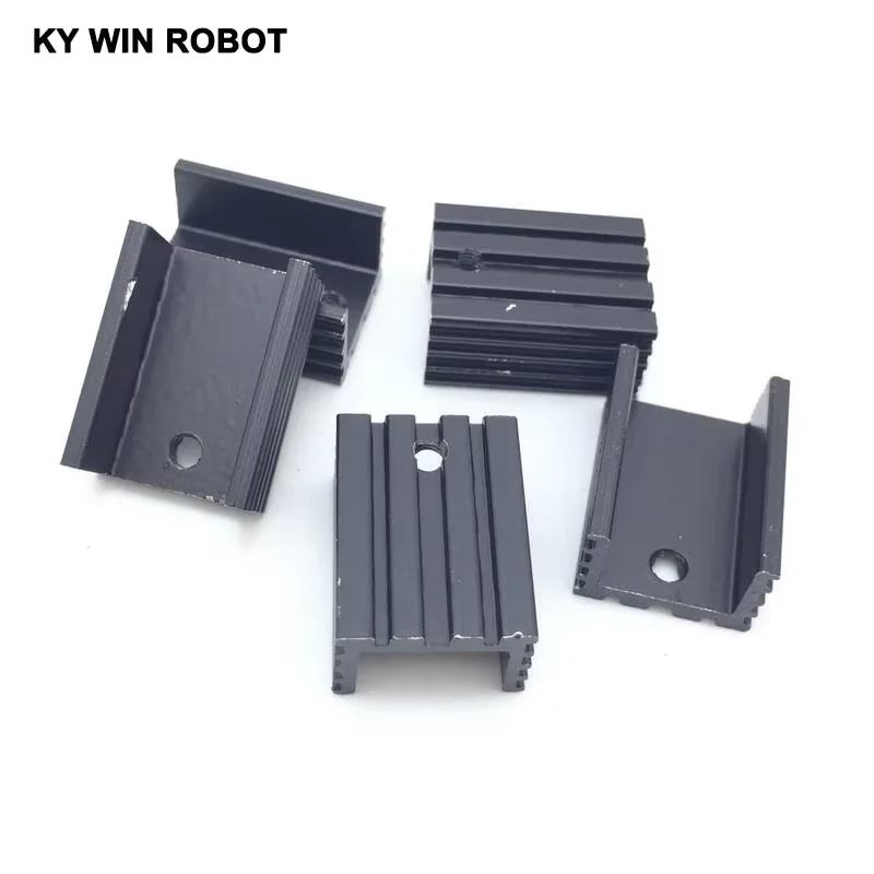 10pcs  Aluminium TO-220 Heatsink TO 220 Heat Sink Transistor Radiator TO220 Cooler Cooling 15*10*20MM