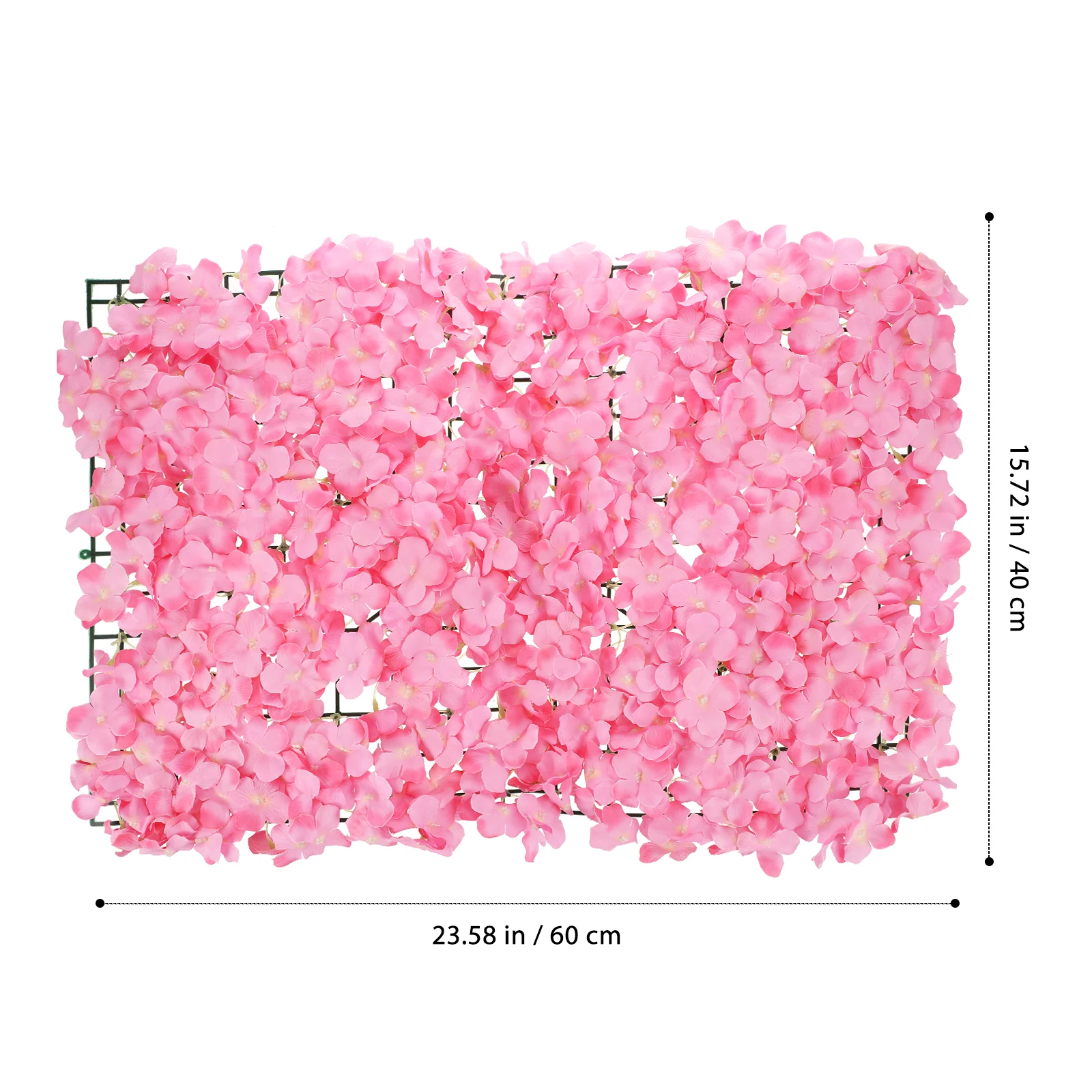 

Artificial Hydrangea Flower Decor Beautiful Plastic Flowers Fake Hydrangea Flowers Decor Plants Lifelike Look Easy Clean Home