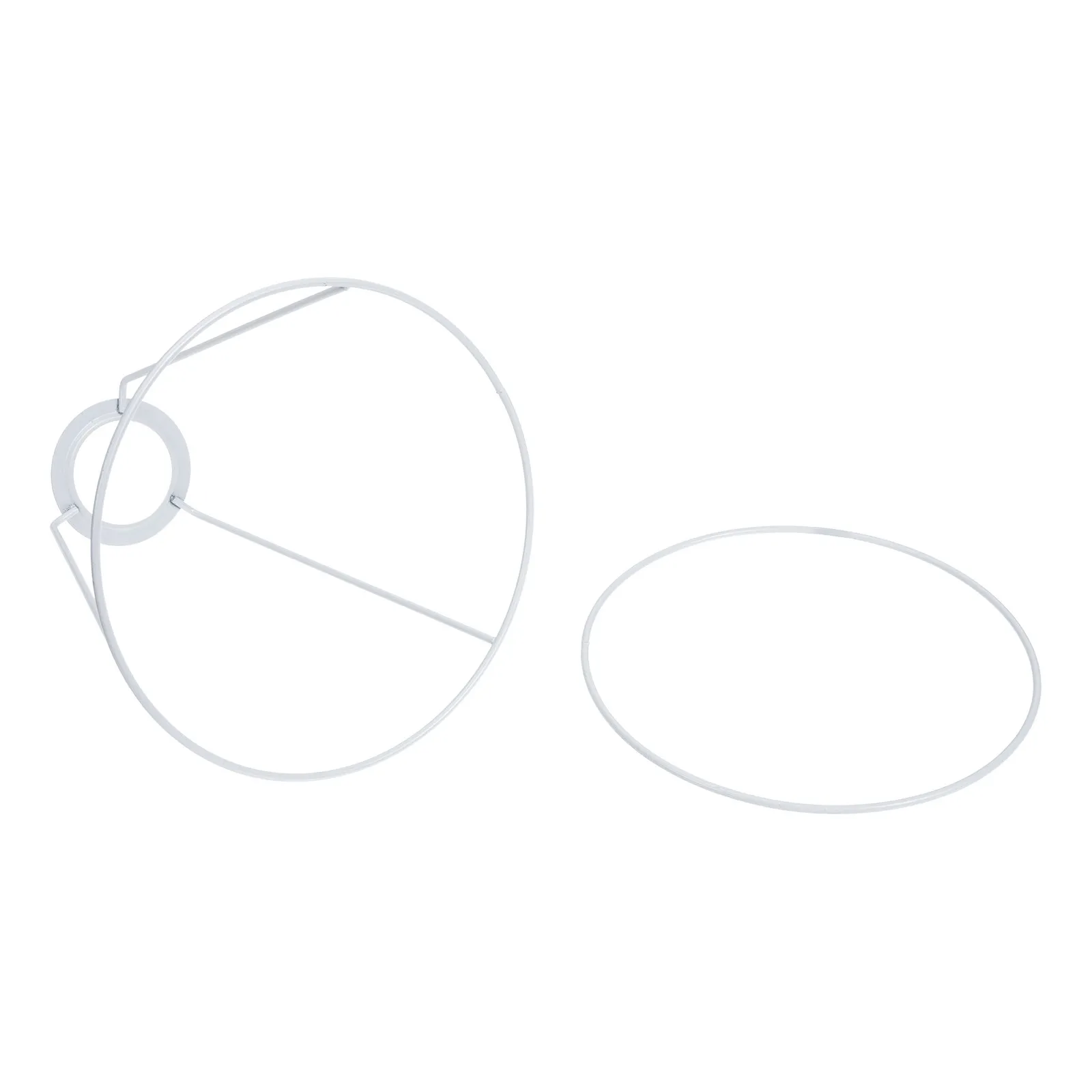 

Набор из 1 комплекта прочных железных рамок для абажуров, легко устанавливаемые кольца для абажуров, для самостоятельной сборки, для настольных, напольных ламп, декоративных поделок