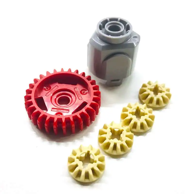 RCmall 20PCS For MOC Brick Parts Gear Differential Compatible with LEGOed Technology Accessories 65414 65413