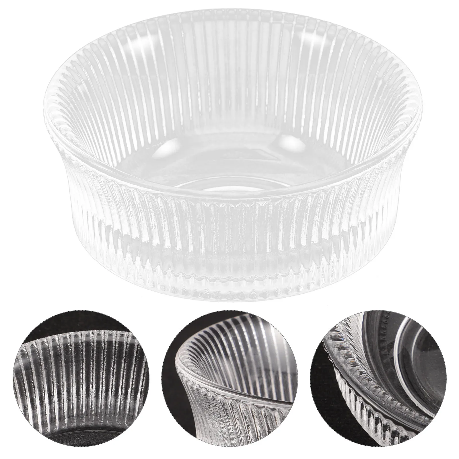 Piatto per unghie Dappen Ciotola in vetro per unghie acriliche Piatto di piccole dimensioni per miscelare polvere liquida Accessori per strumenti artistici per manicure