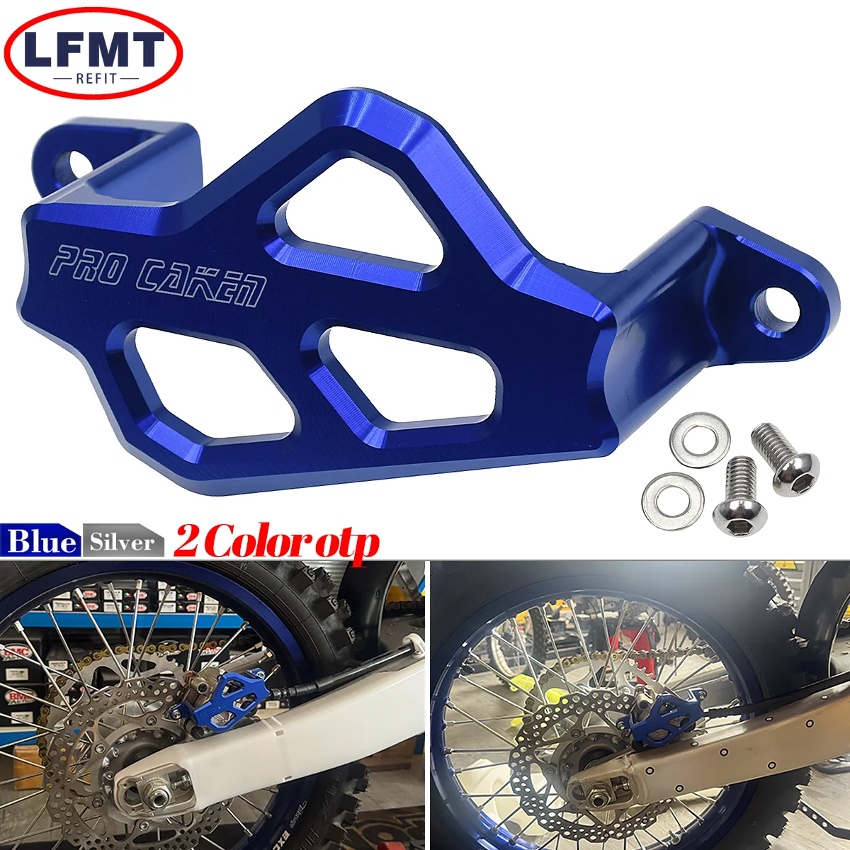 

Motorcycle Rear Brake Caliper Guard Protector Cover For Yamaha YZ125 YZ125X YZ250 YZ250F YZ250FX YZ450F YZ450FX 2021-2023 2024