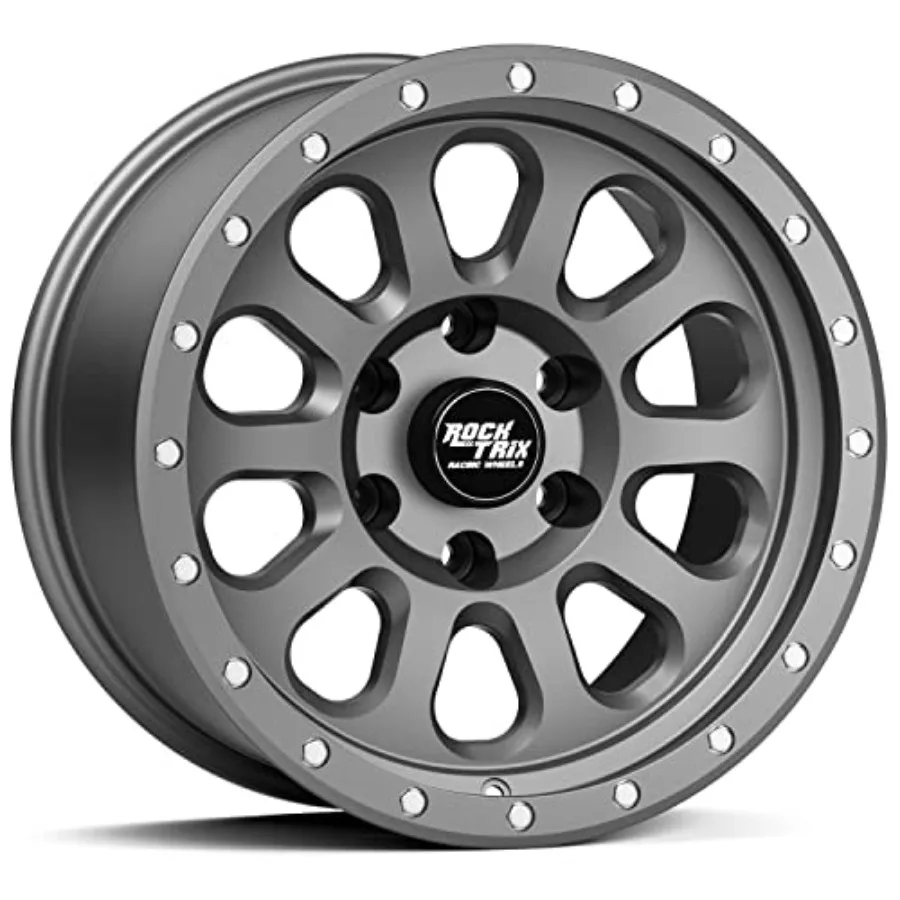 

17 Inch Wheel for 2001+ Tacoma 6x5.5 6x139.7 Gunmetal 17x9-12mm Offset 4.5 Inch Backspace 106.1mm Bore Fits 2002+ 4Runner FJ C
