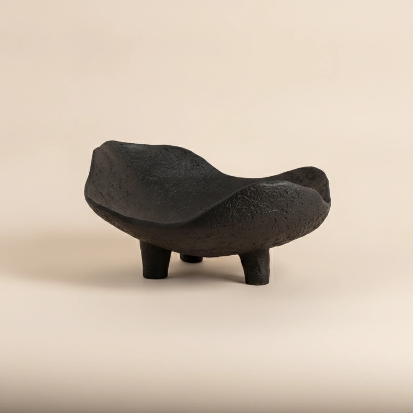 Tray with Legs Organic Footing Bowl Vessel Wabi-Sabi for Coffee Table, Console