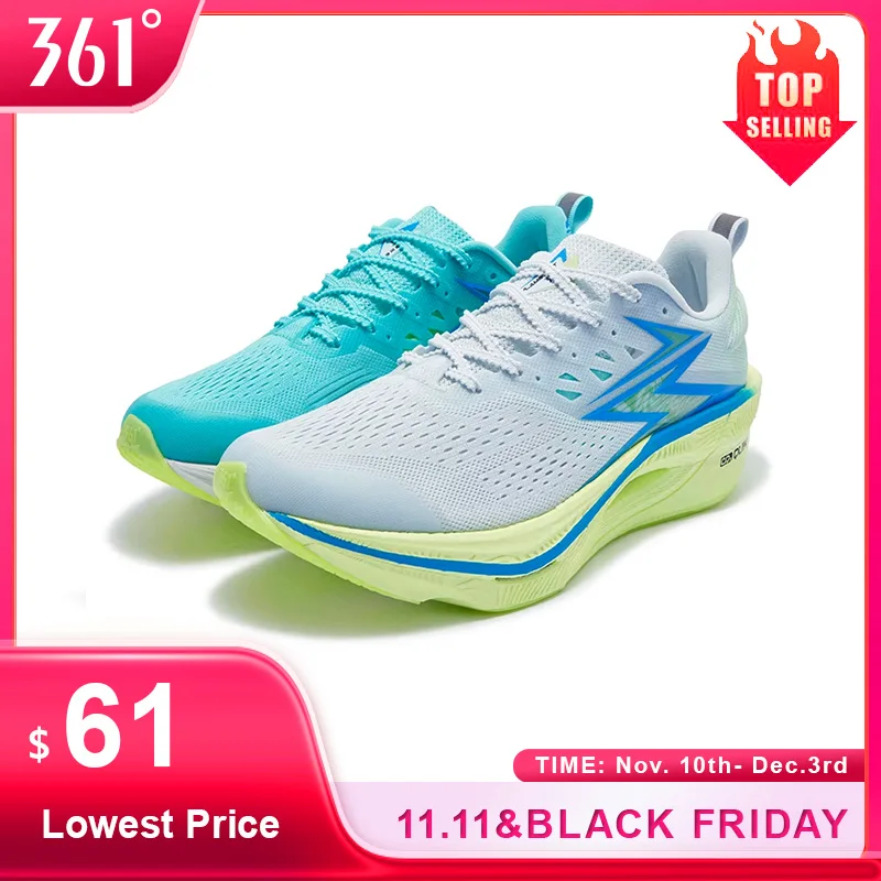 

361 Degrees Flame 3.0 ET Men Running Shoes Racing Marathon Breathable Comfort Stable Rebound Jogging Male Sneakers 672512226F