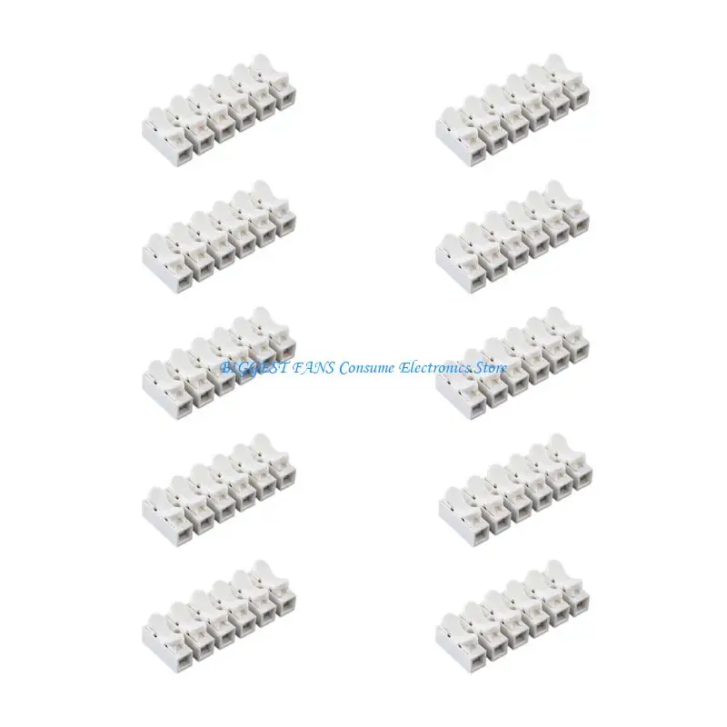 

Space Optimized Wire Terminals Instantly Connection Insulation Connectors 10PCS