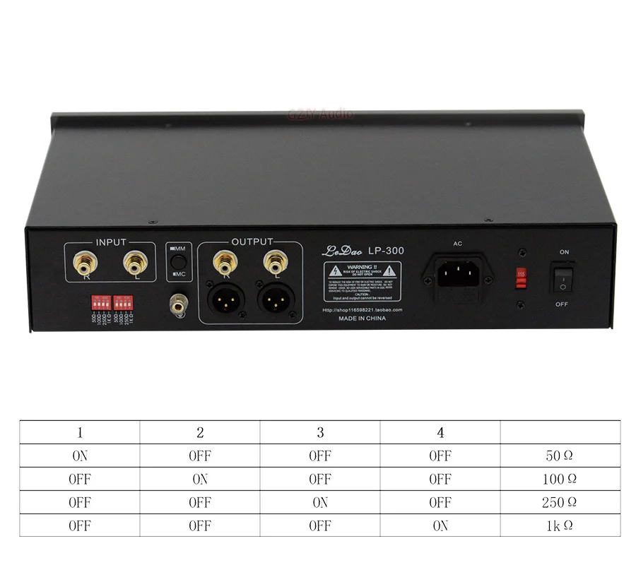 LP-300MM/MC Amplifier, Moving Magnet Dual Purpose AV Amplifier, Using Original Toshiba 2SK170GR Field-Effect Transistor