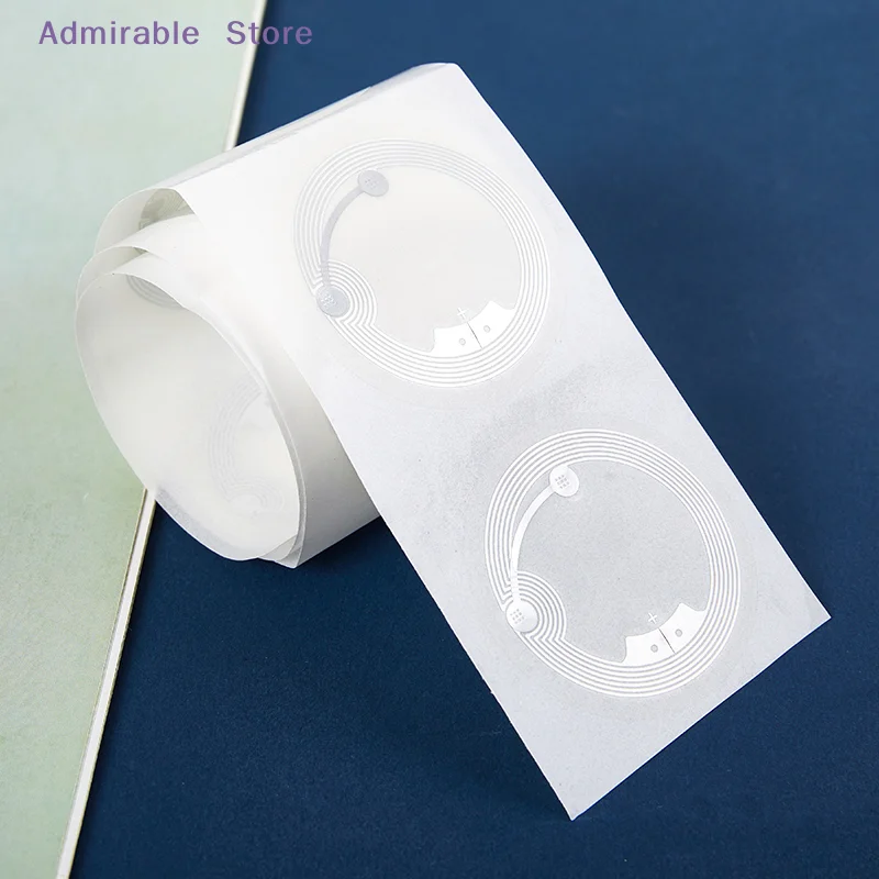 w10Pcs Changeable Re-Writtable Round Dia 40mm Sticker NFC Copy Clone Label