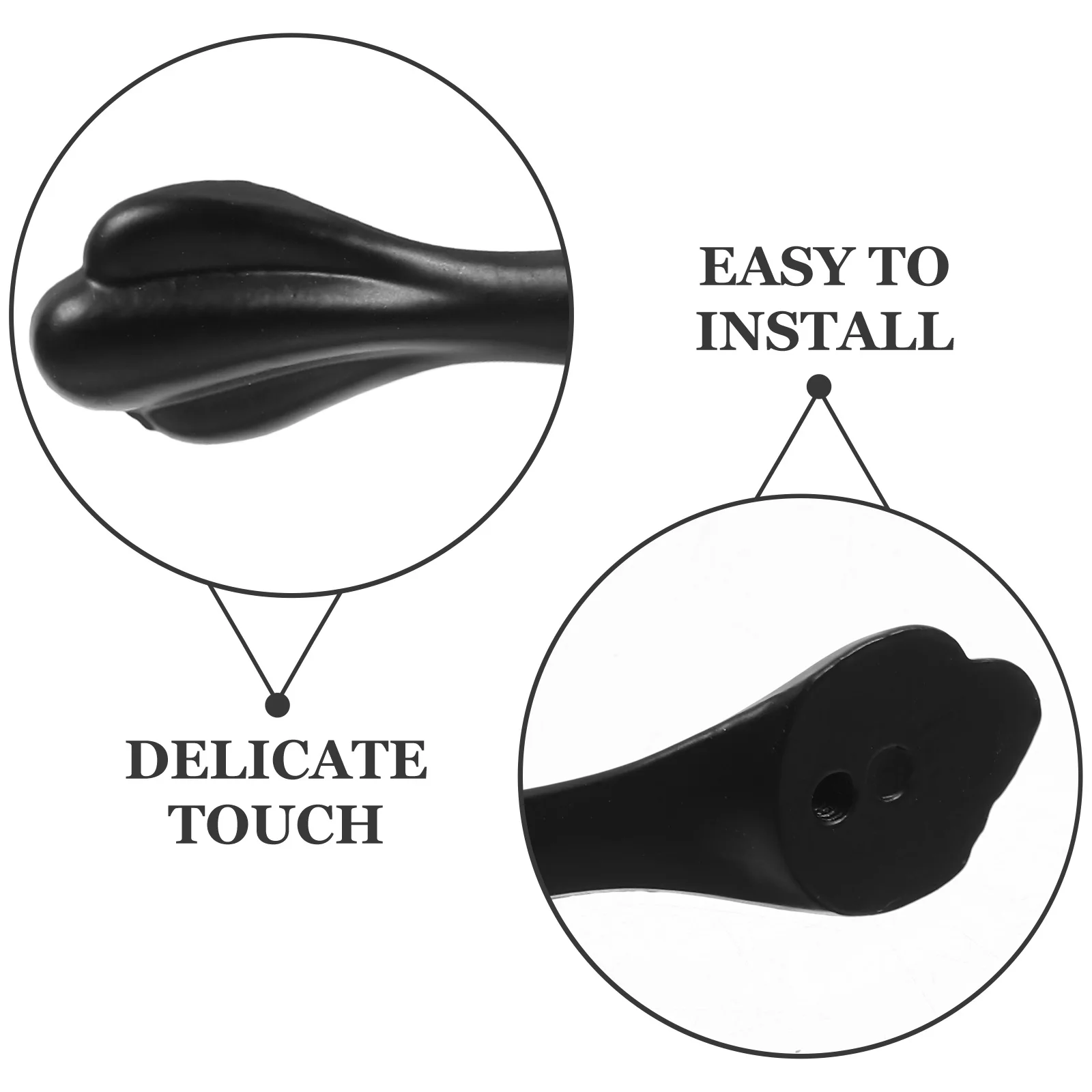 

2Pcs Drawer Pulls Cabinet Handles 96Mm Hole Spacing Aluminum Alloy Cupboard Door Handles Dresser Kitchen Hardware Accessories