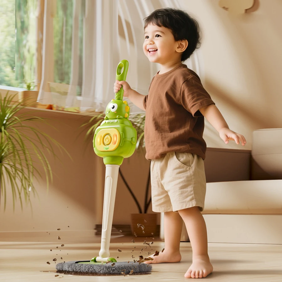Kids educational toy mop simulates housework cleaning fun Role Playing Pretend Play toy Christmas Gift for boys and girls