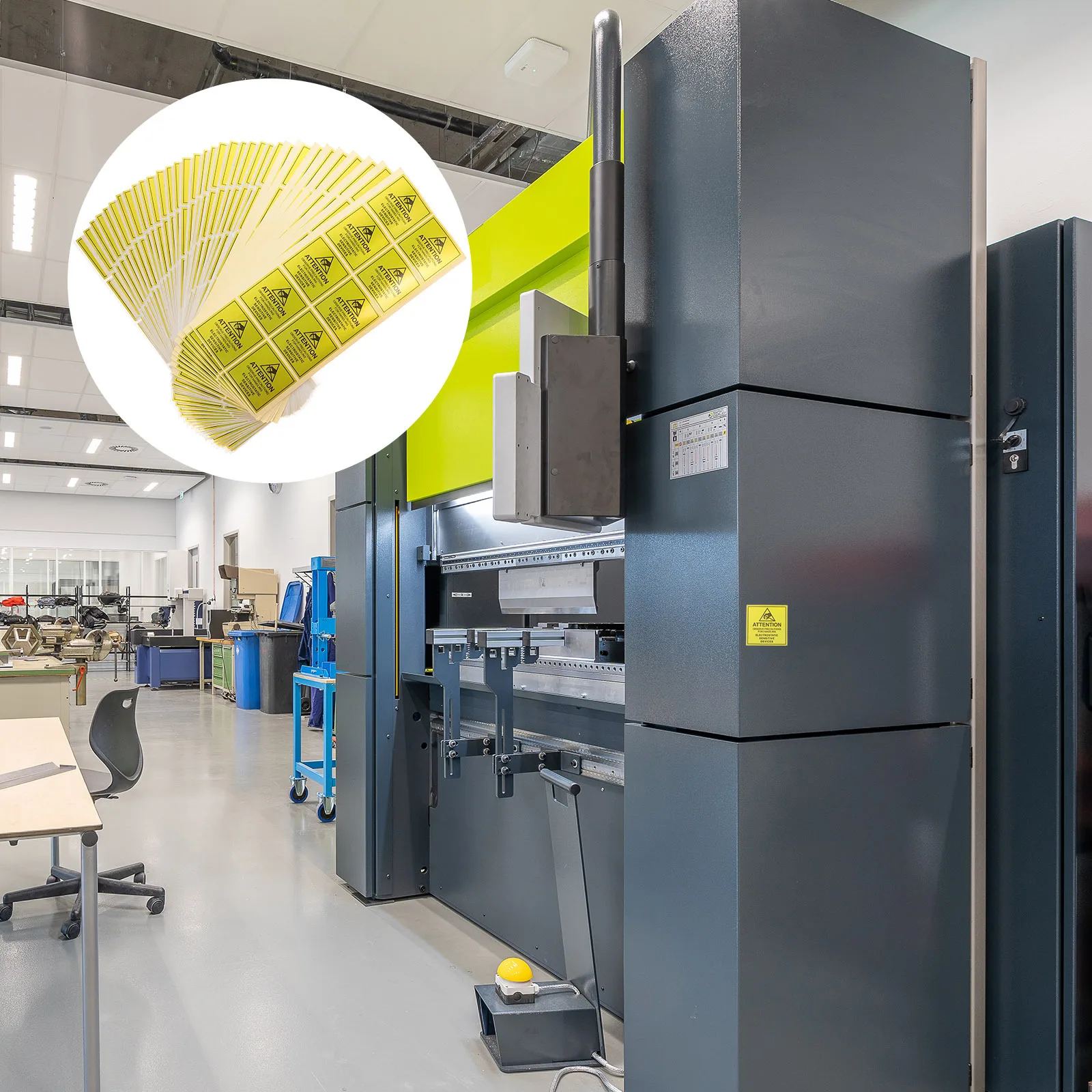 

450 шт. антистатических этикеток из премиальной бумаги, предупреждающие наклейки для электронных устройств, статически чувствительные наклейки, знаки безопасности