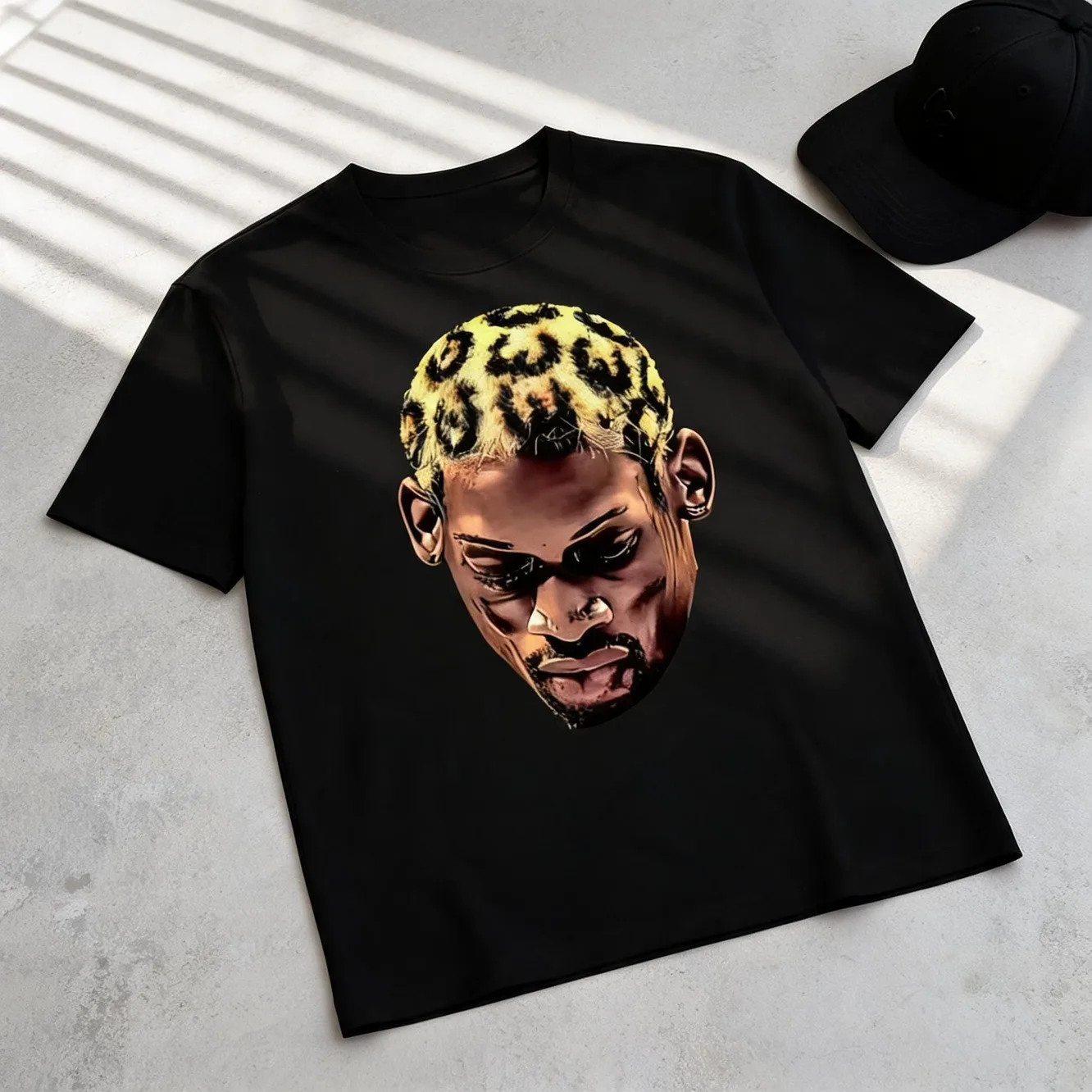 Mens Print T Shirt Breathable Summer Short Sleeved Round Collar Casual Top Fashionable Animal Fashionable All Matching Items Store In Stock Quick Enjoy Discount Suitable For Easter Halloween Thanksgiving Etc