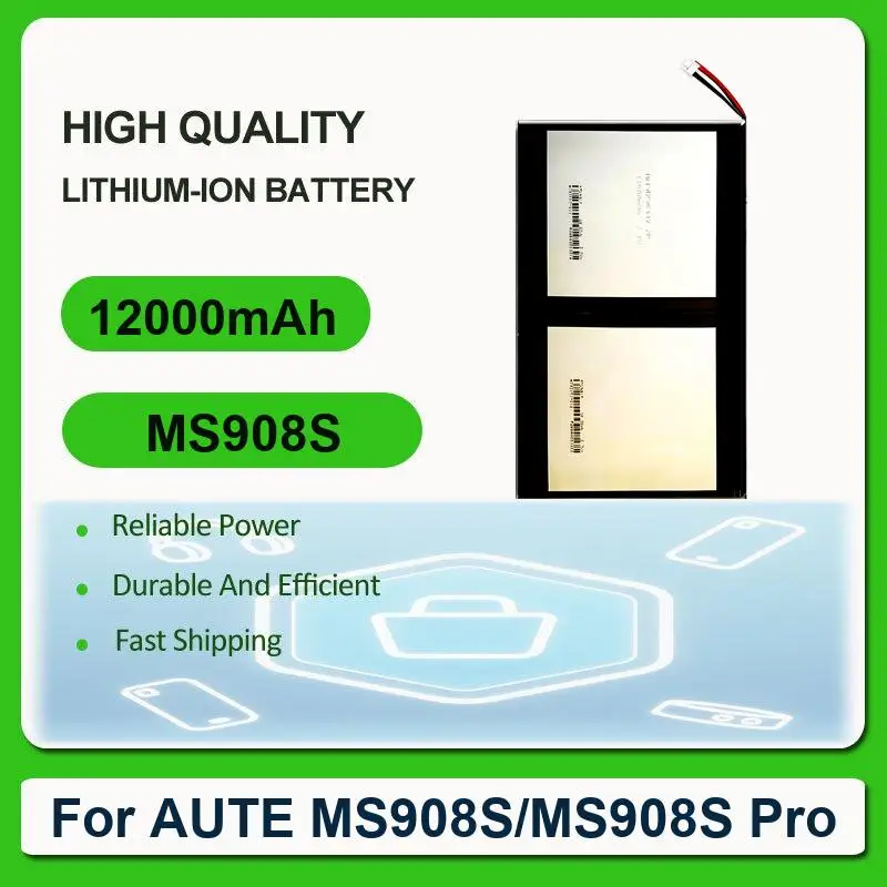 

Replacement Automotive Diagnostic Equipment Battery For AUTE MS908S/MS908S Pro MS908S 12000mAh
