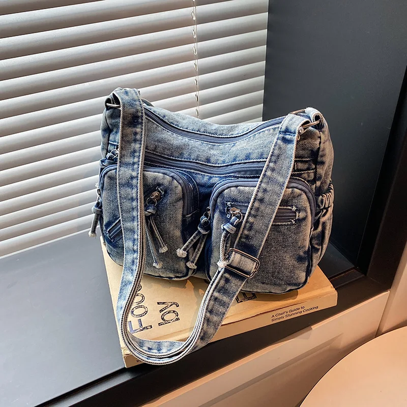 

Korean Canvas Crossbody Bags for Women 2026 Casual Girl Student Shoulder Shopper Book Bag Fashion Cloth Satchel Female Handbags