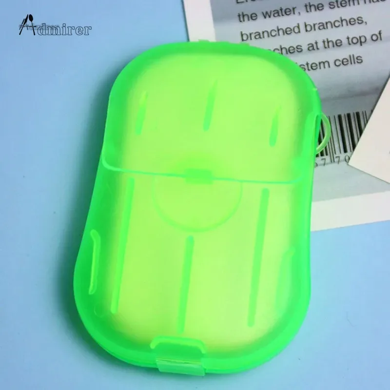 1PCS Bathroom Disposable Soap Paper Travel Soap Paper Washing Hand Bath Clean Scented Mini Paper Slice Soap