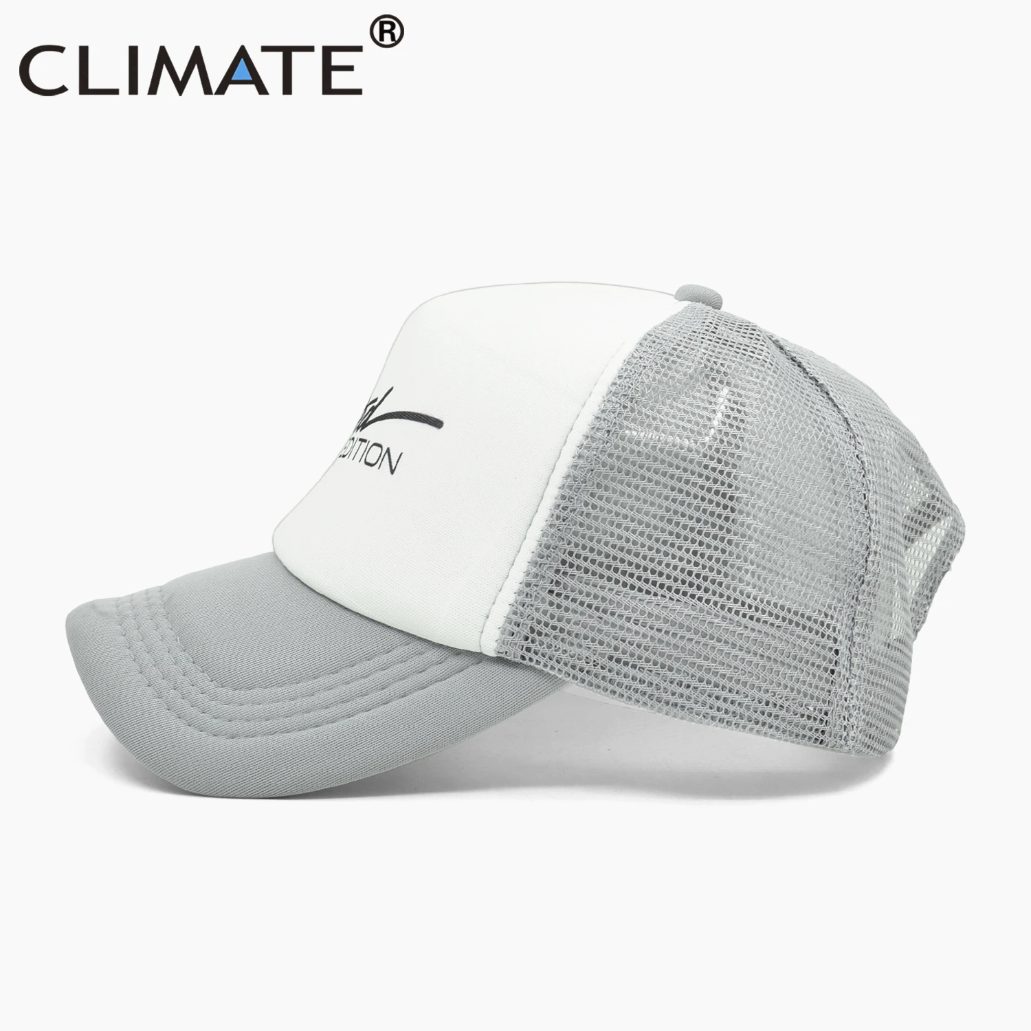 CLIMATE Limited Edition Trucker Cap Men Funny Car Fan Mesh Caps Hip Hop Summer Mesh Hat Driver Car Racing Fans Caps for Men