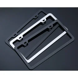 2PCS Motorcycle License Plate Frame Aluminum Alloy Plate Frame Personalized Modification of Bicycle License Plate Frame