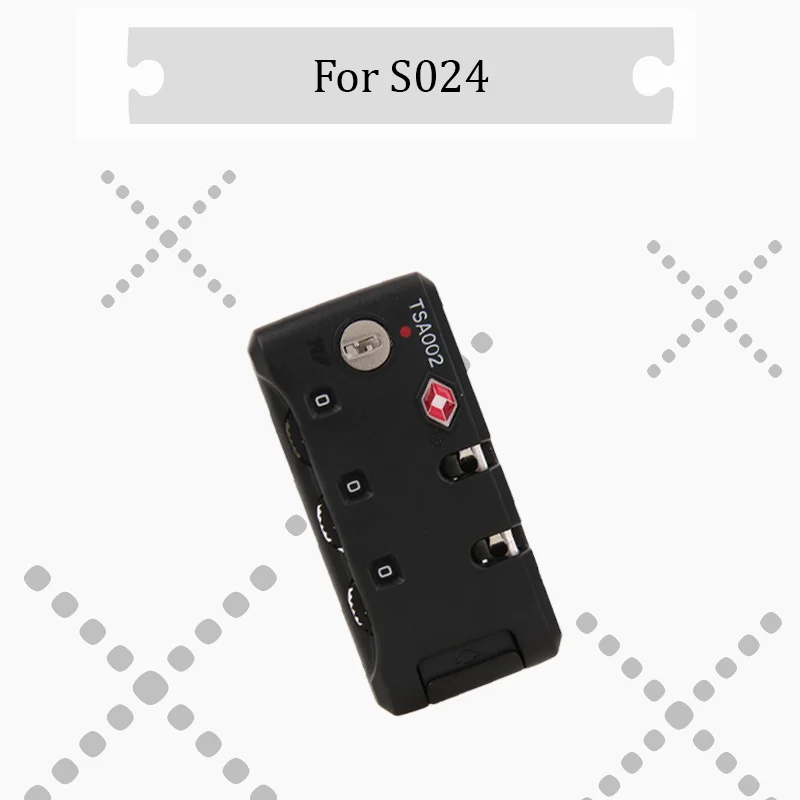 

For S024 Luggage Combination Lock High-Hardness Aluminum Alloy Resistant to Deformation Material Strength Ensures Luggage