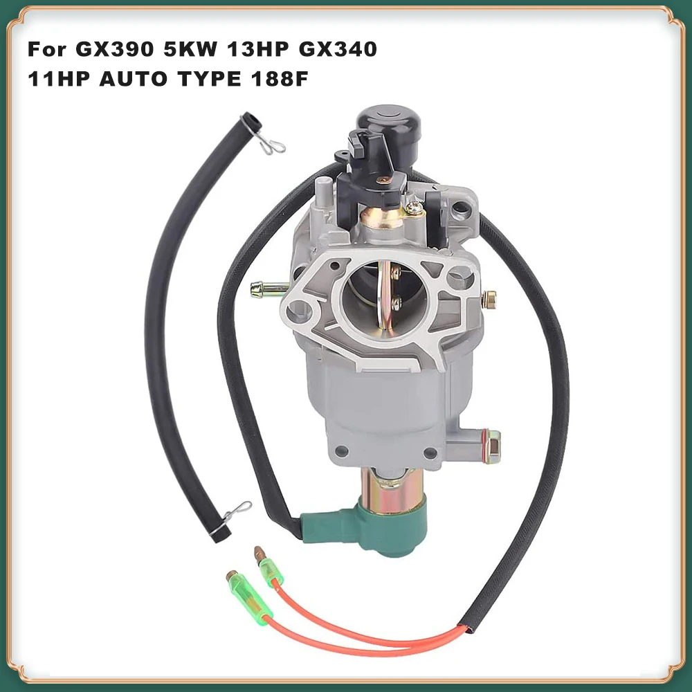 

Carburetor for Honda GX340 GX390 & 188F Generator Engines (11HP, 13HP, 5KW)