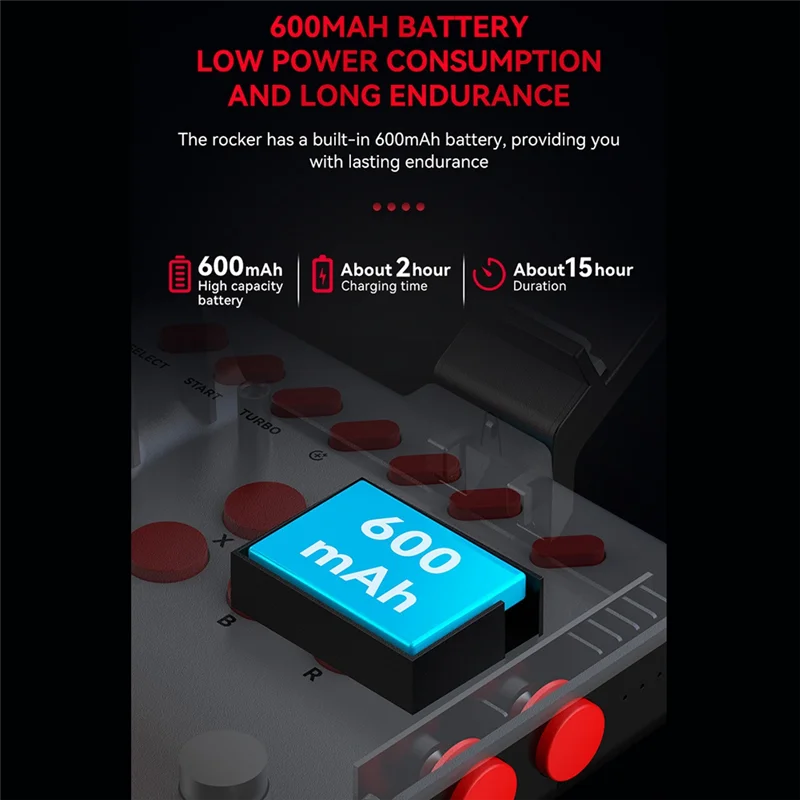 SMIEA Console di gioco arcade wireless Controller joystick Bluetooth per Nintendo Switch PS4 PS3 Pandora Box PC Telefono cellulare E