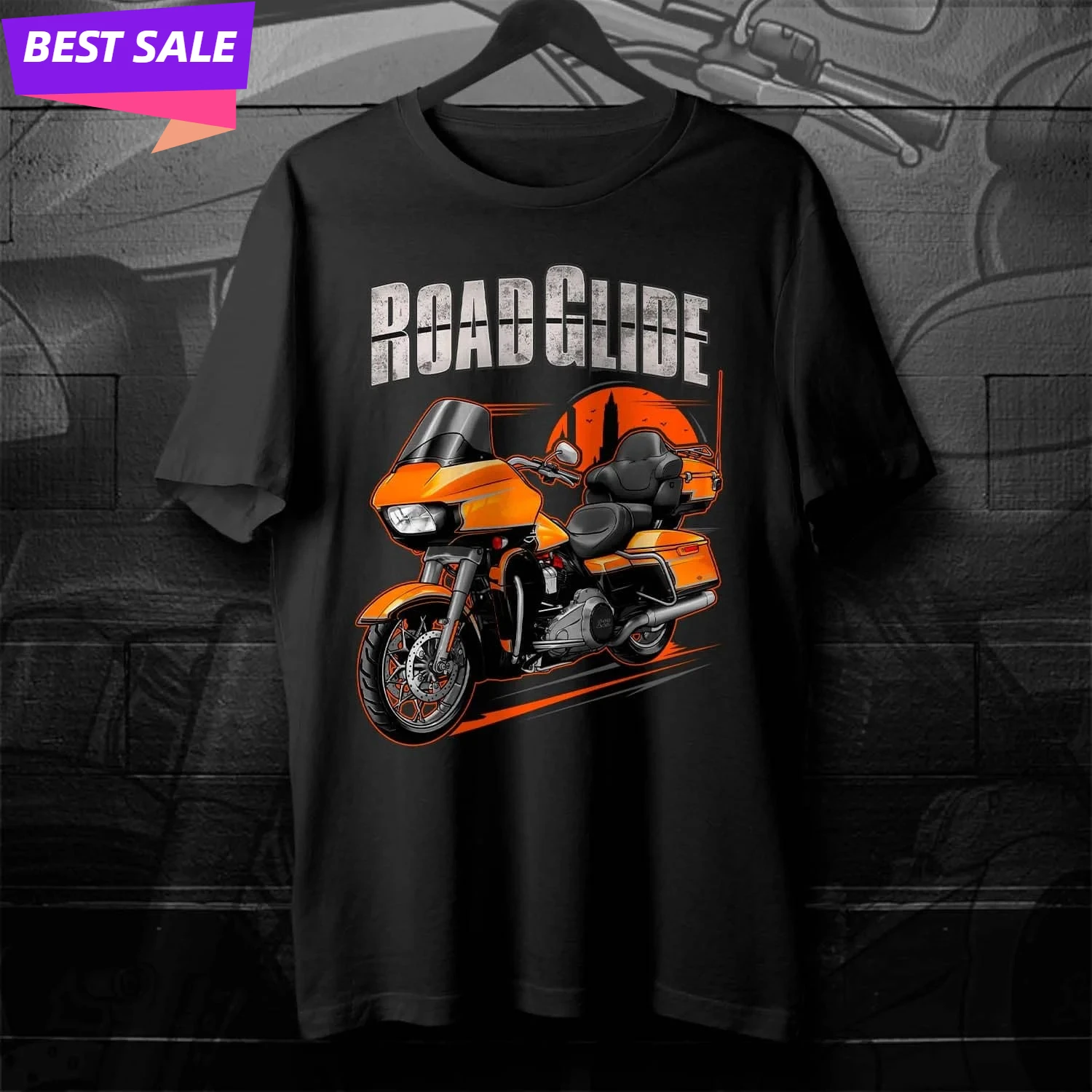 

CVO FLTRSE Road Glide Motorcycle T-Shirt 100% Cotton O-Neck Short Sleeve Casual Mens T-shirt