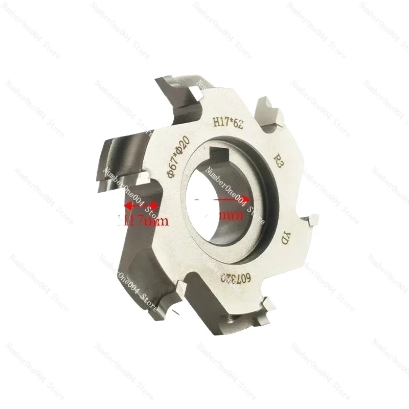 

BAILEY 67*20*17mm 6Z R1.5/R2/R3 Fine Trimming Cutter Woodworking Machinery Tools For CEHISA Edge Banding Machine Slotting Cutter