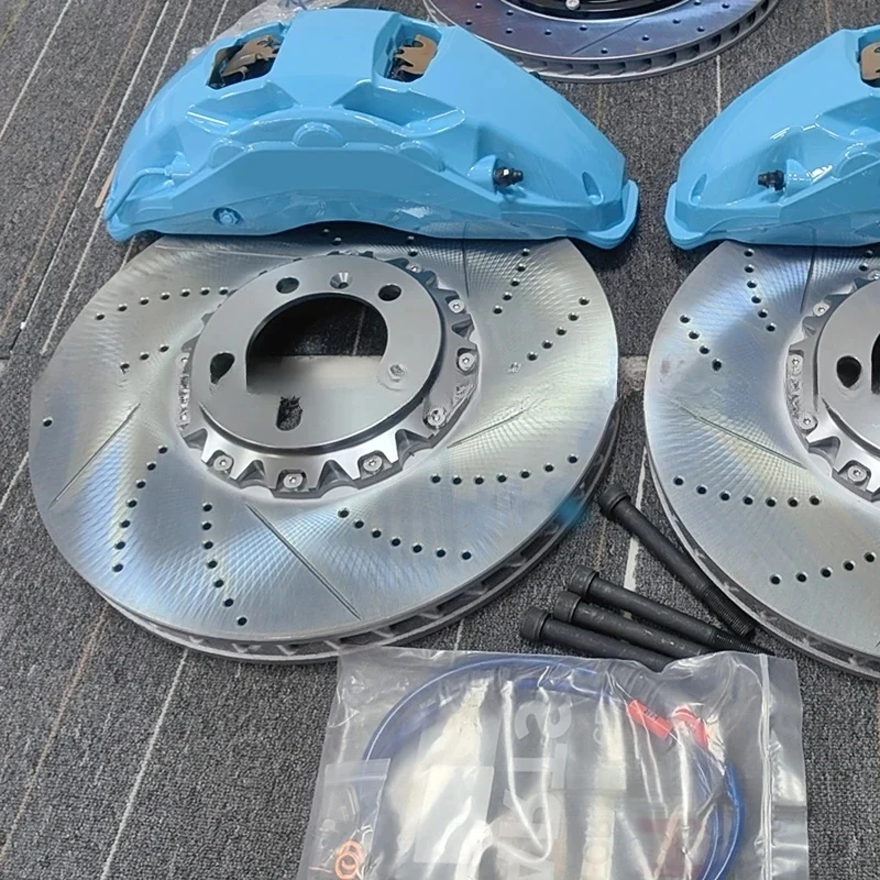 High Quality 10-Piston Racing Big Brake Kit 412/420/440mm For Audi A6 C7