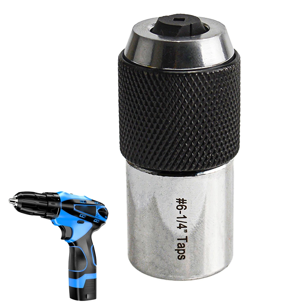 Adjustable Tap Socket #6-1/4inch 1/4inch-1/2inch Tap Extractor Tool Tap Driver for Taps Reamers Screw Extractors