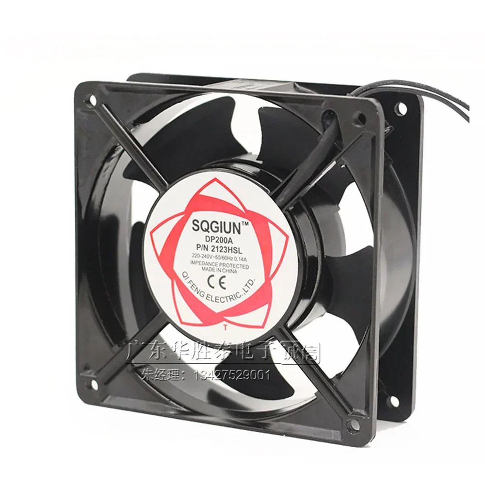 Nieuwe Originele Dp200a P / N 2123hsl 220V 0.14a 12Cm 120X120X38Mm Industriële Behuizing Koelventilator