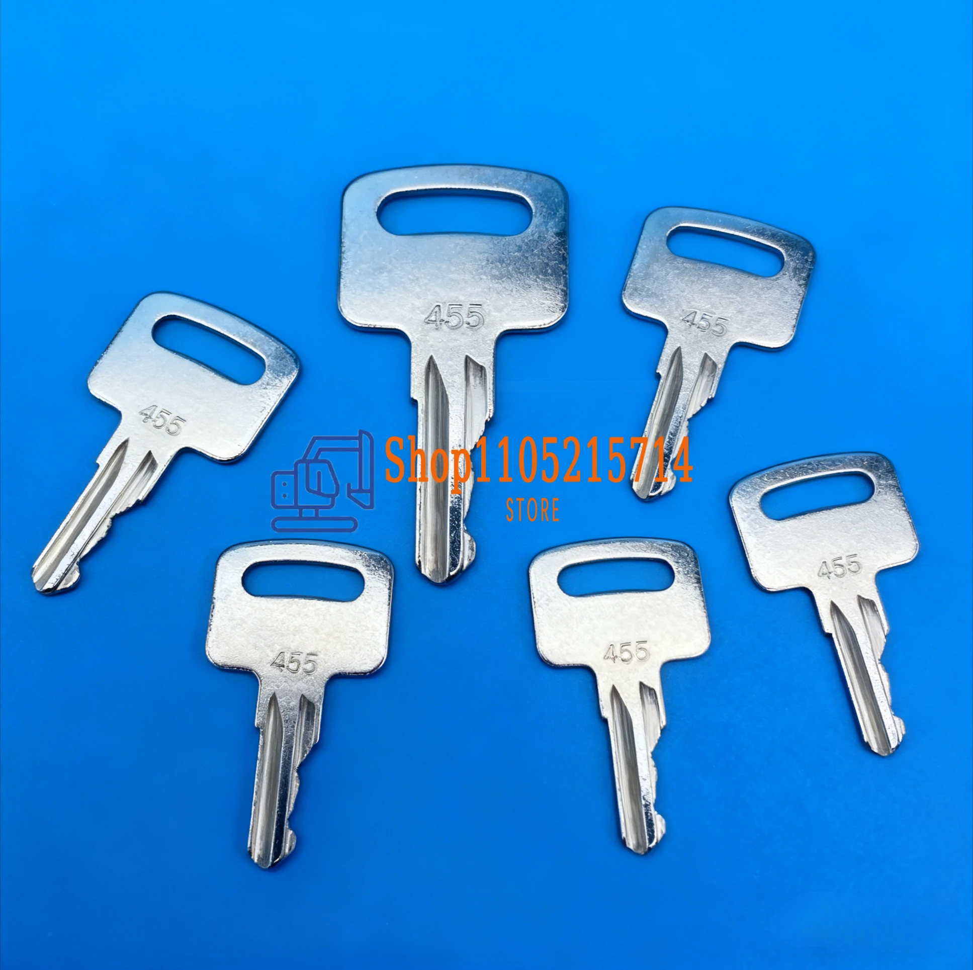 2/5/10 PCS 455 Ignition Key for Bobcat Genie Vermeer Skyjack Snorkel Upright Terex  RONIS ELI80-0100 Scissor Lift Boom Manlift