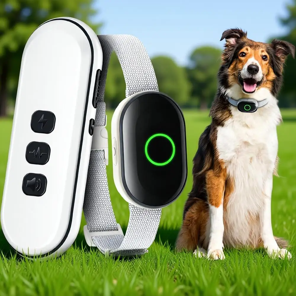 

Dog Training Collar with Remote Control for Medium Large Dogs, 3 Training Modes - Vibration and Shock with Safety Lock, IPX7 Wat