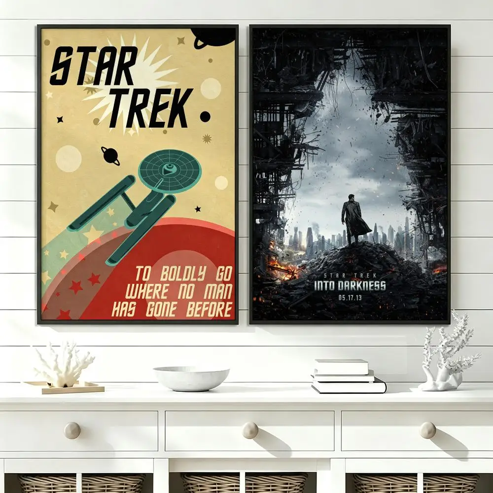 movie Star Trek Poster Poster HD Trendy SelfAdhesive Wall Art Print For Living Room Bedroom Dorm Office Home Gift