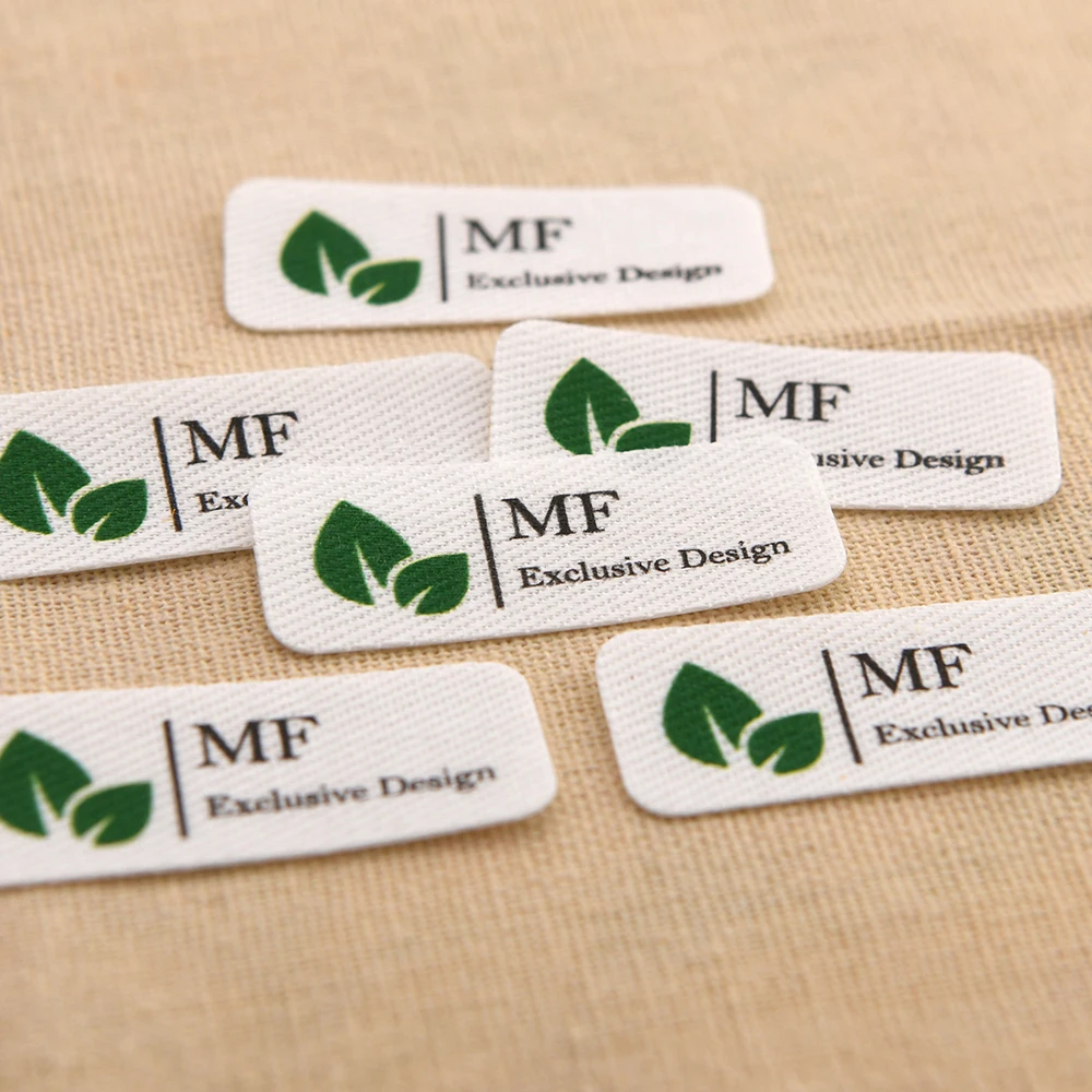 

Personalized Iron On Labels 38x15mm 96pcs - Narrow Sew On Tags for Shoes, Gloves & Crafts, 100% Cotton Washable