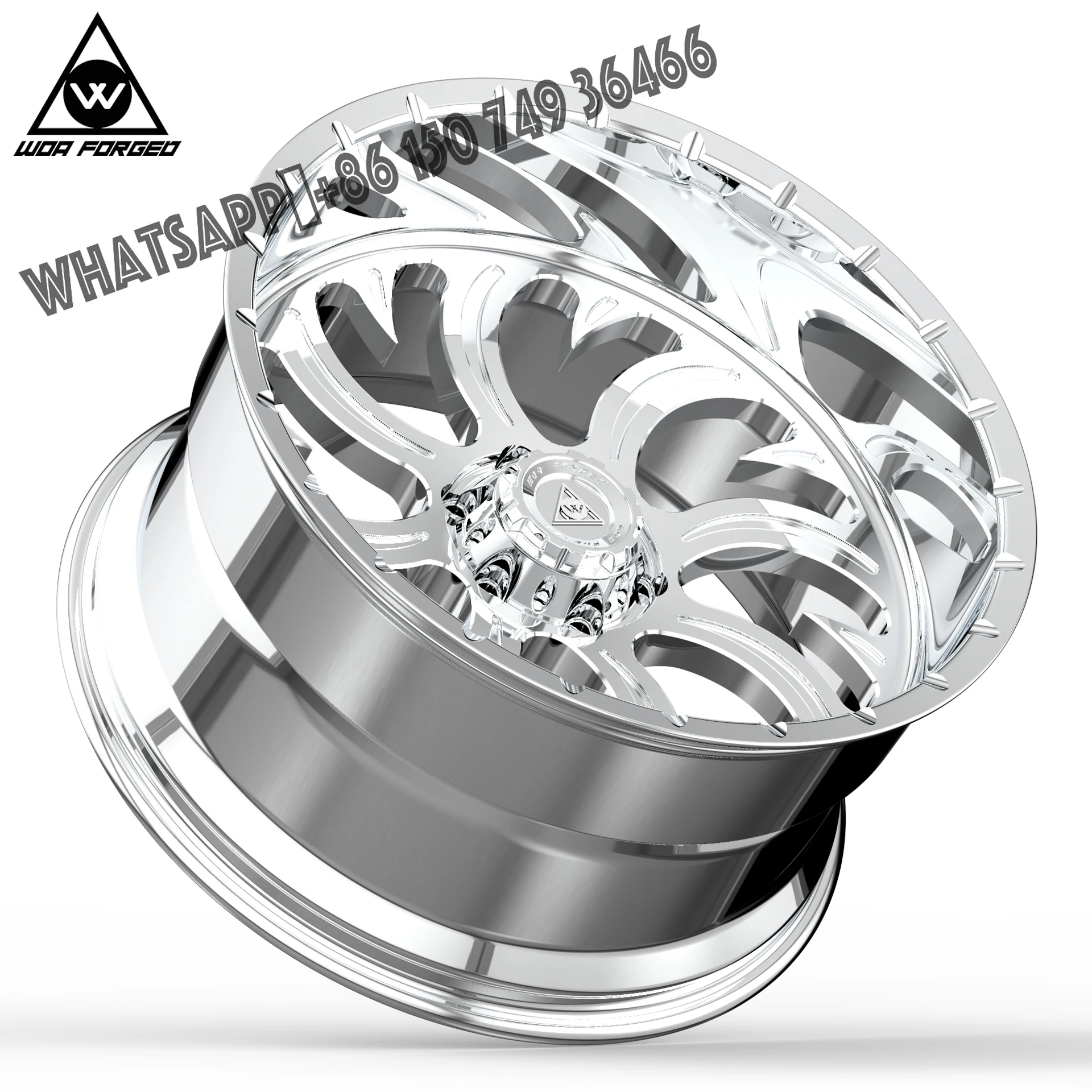 

Polish Deep Dish H Style Off Road Forged Rims 22x10 22x12 22x14 24x12 24x14 26 28 30 Inch Aluminum Customized 4x4 Truck Wheels