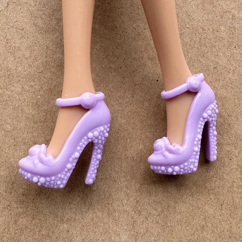 Bunte, sortierte Absatzschuhe (11,5 Zoll) für 30 cm große Puppen, 1/6 Maßstab, Zubehör, Stiefel, Puppenschuhe, Spielzeug – Detail 17