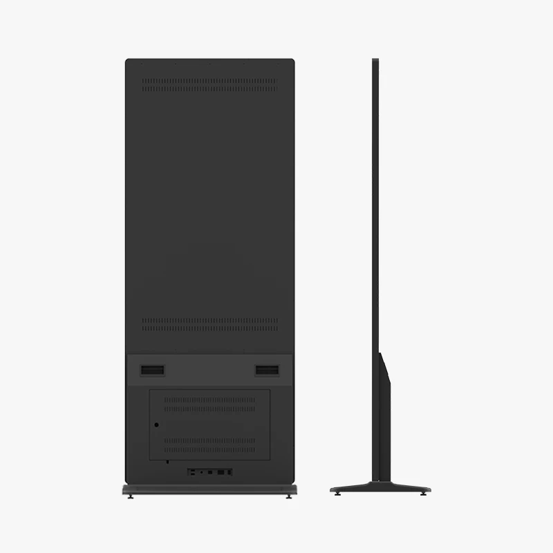 방폭 기술을 적용한 75인치 수직 광고용 LCD 디스플레이