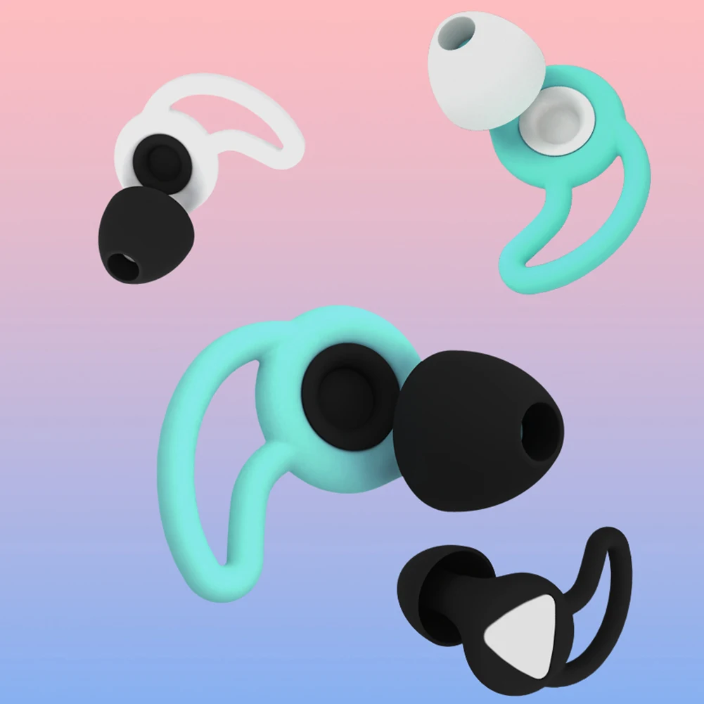 Sleep Noise Reduction Earplug Ear Protector Anti-Noise Waterproof Silicone Earplugs Ear Protection Earplugs for Travel Home