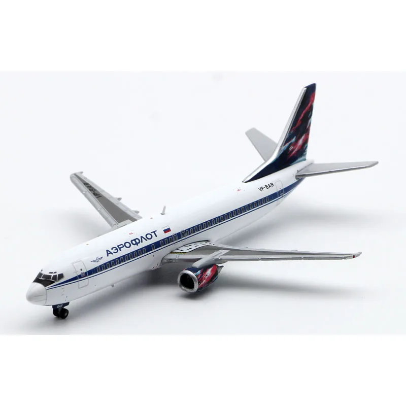 XX4976 Alloy Collectible Plane Gift JC Wings 1:400 Aeroflot Airlines Boeing B737-400 Diecast Aircraft Model VP-BAR With Stand