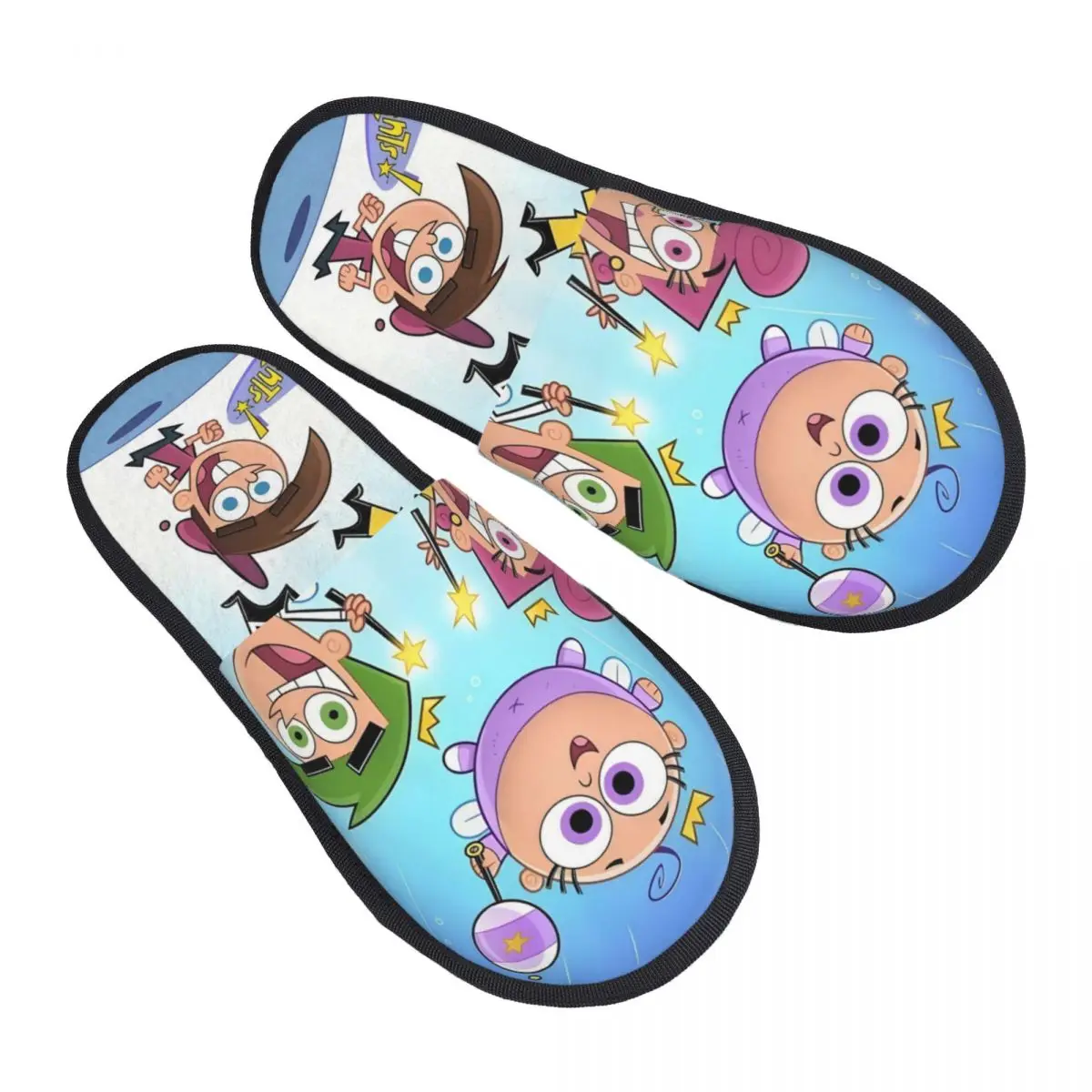 

Тапочки для гостей The Fairly Oddparents на заказ для женщин в отеле, домашние тапочки с анимацией