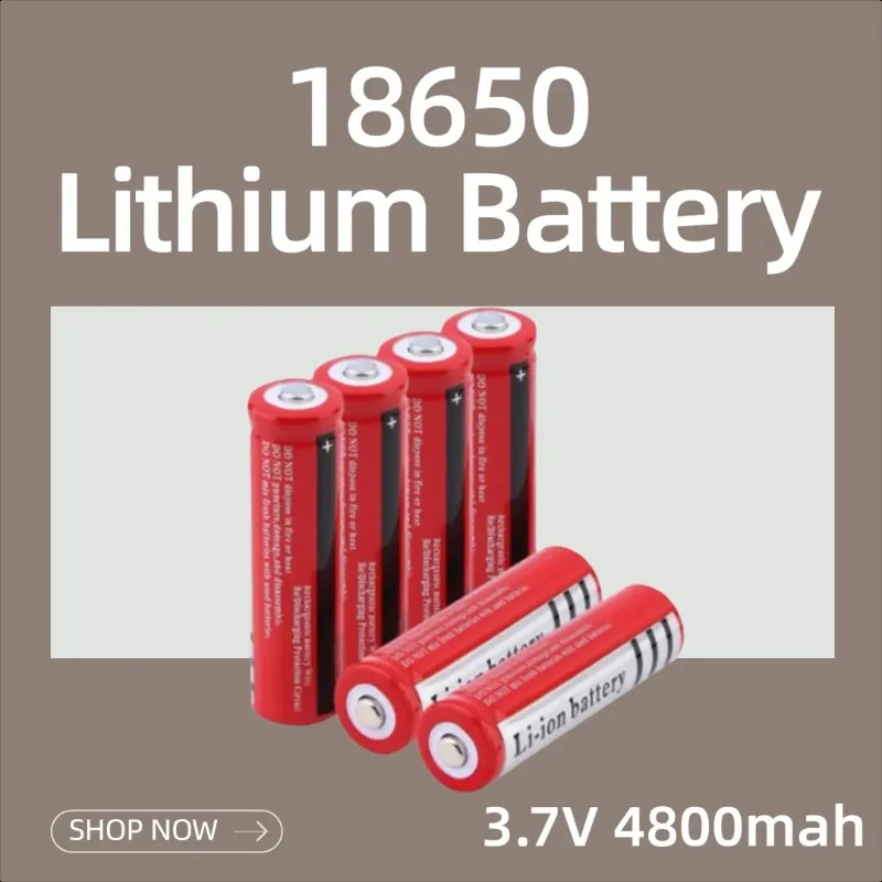 

3.7V 4800mah 18650 Lithium Battery for Desk Lamp and Fan