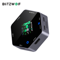 BlitzWolf BW-TH16 8 in 1 USB Hub LCD Smart Display Type-c Docking Station with USB3.1 Type-C 3.1 HD 4K@60Hz SD/TF Card Slots