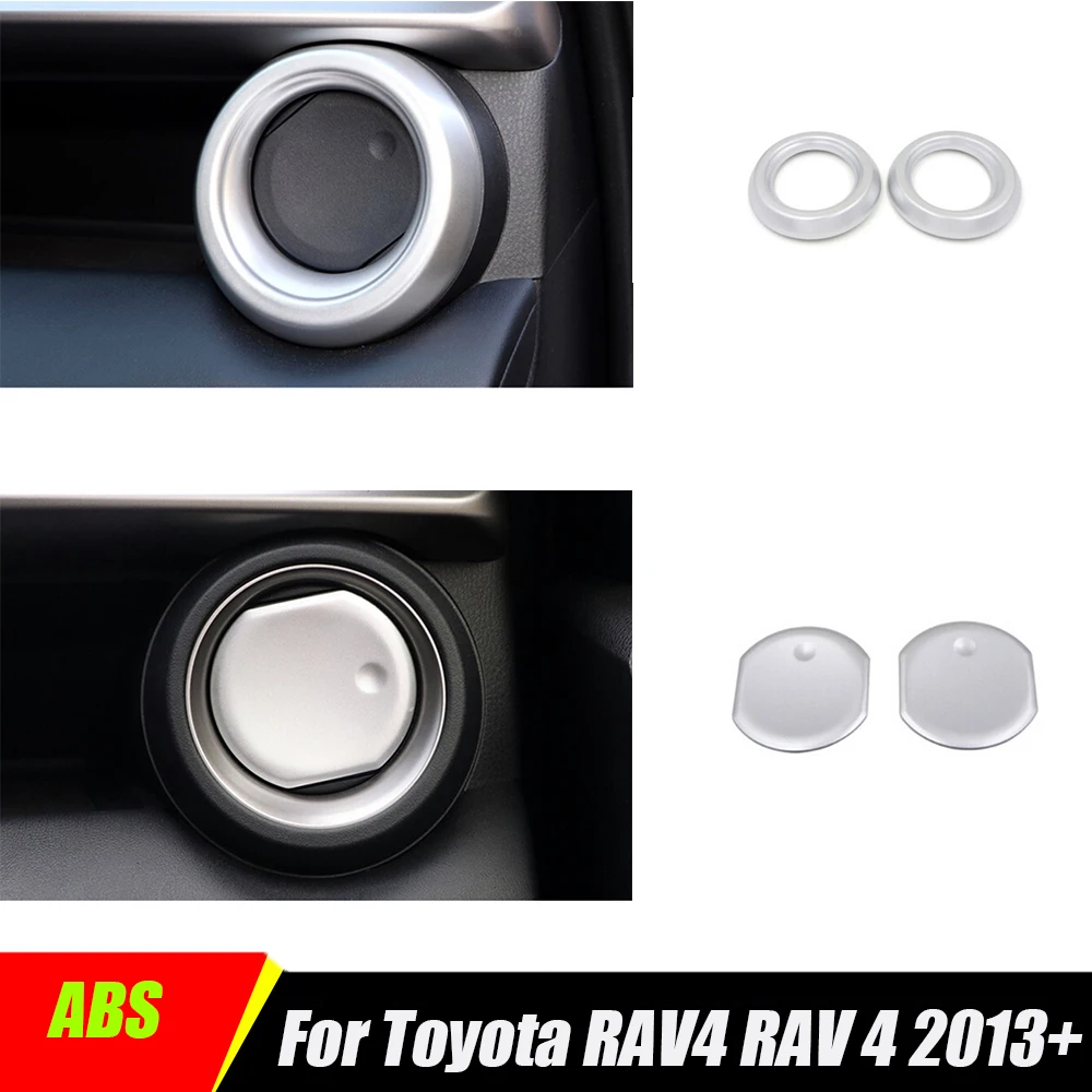 

For Toyota RAV4 2013-2018 ABS Matte Car Dashboard Front Air Vent Garnish Molding Frame Bezel Outlet Cover Trim accessories