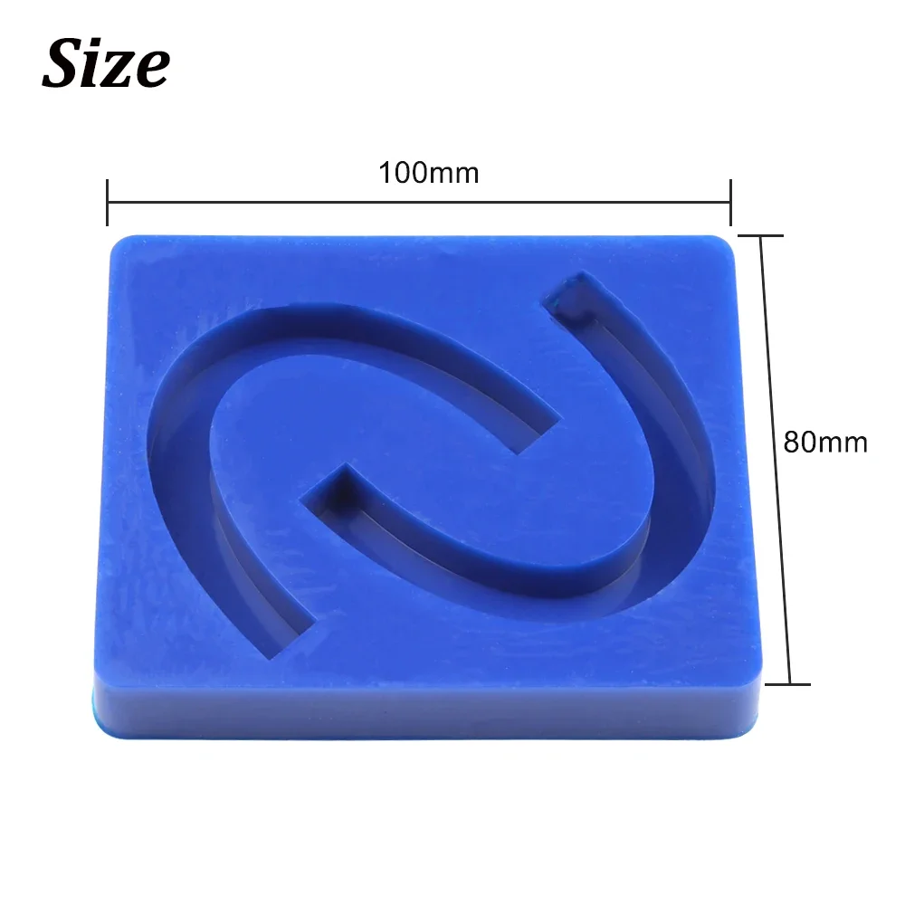 Dental Silicone Rubber Wax Rim Mold Bite Block Individual Tray Implant Molding Mould Dental Module Lab Tool