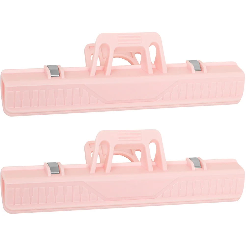 

2 pcs Music Book Clips Sheet Piano Guitar Score Holder High Quality Spring Steel Durable Compact Practical for Musicians