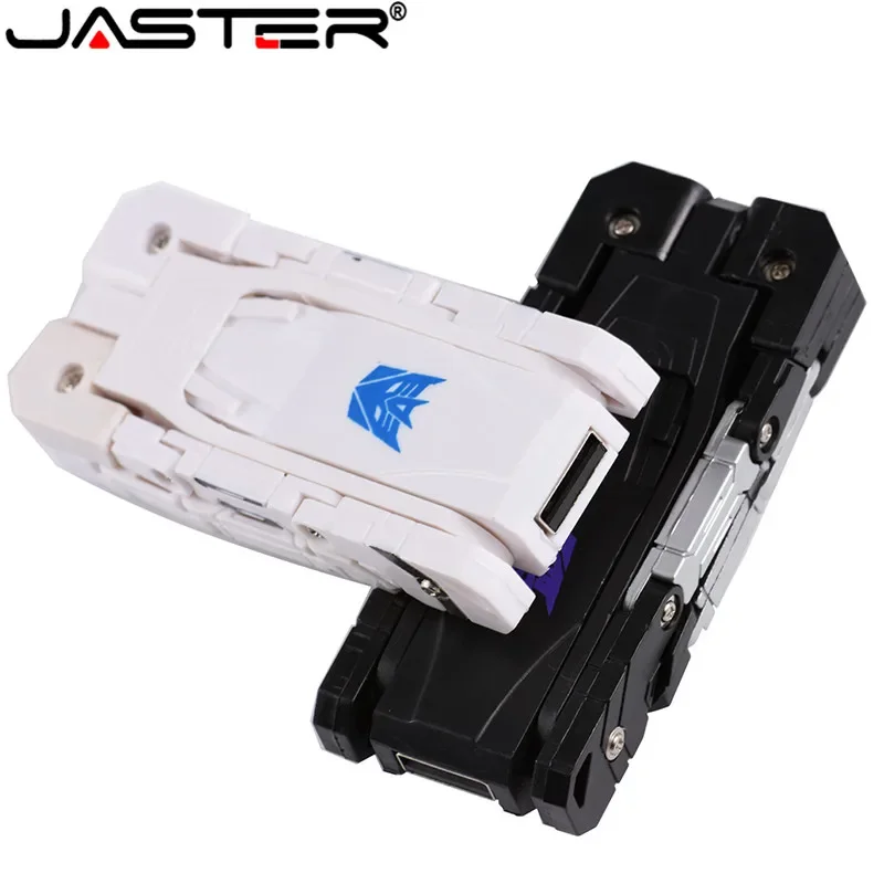 JASTER Hot Sale 2.0 U Disk 64GB Pen Drives 32G Special Offer Cartoon Character 16G Cool Transformation Robot Gift