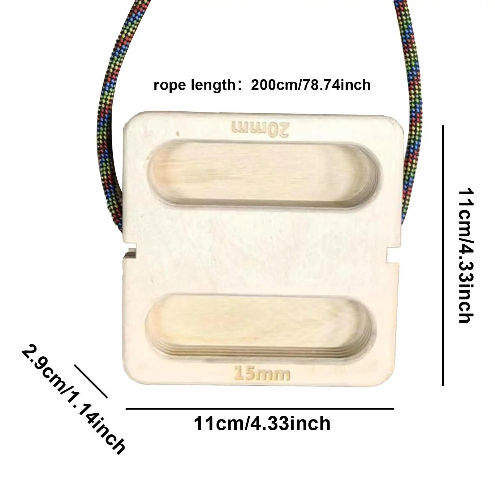 تسلق Hangboard المحمولة بناء القوة الأساسية تسلق الصخور التدريب اليد المعصم الساعد تقوية لوحة تعليق خشبية