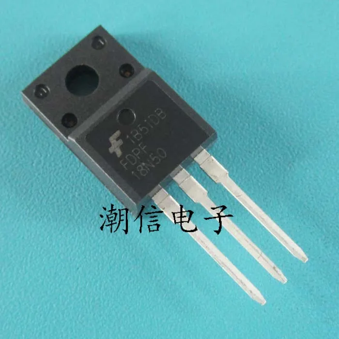 

100PCS/LOT FDPF18N50 18N50 TO-220F MOS FET 18A / 500V N-Channel