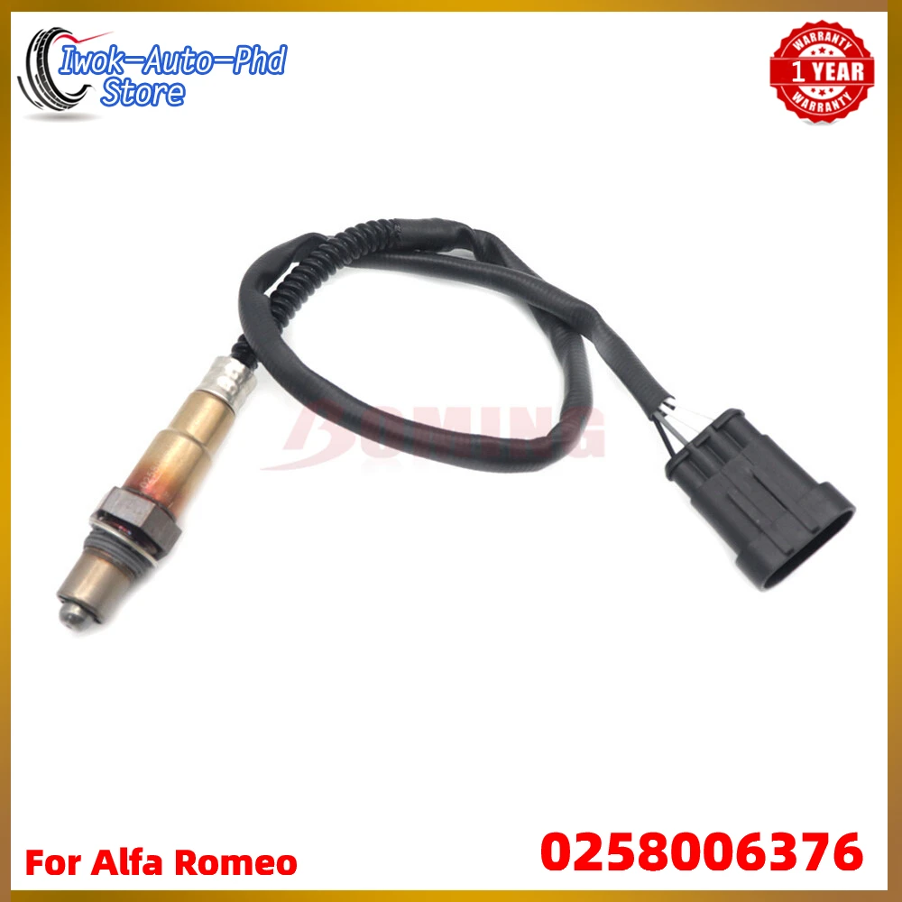 

Новый автомобильный лямбда-зонд соотношения воздуха и топлива 0258006376 для Alfa Romeo 147 156 166 GT Fiat Panda Doblo Cargo 0258986615 46762182