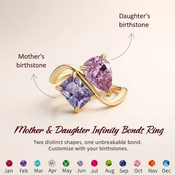 Elegant birthstone ring by VelmoraMart featuring sparkling personalized birthstones in a timeless stackable design. Perfect family birthstone ring, custom birthstone ring, and meaningful jewelry gift for women and moms.