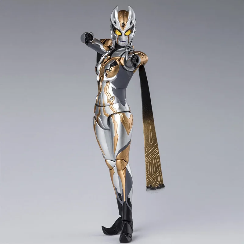Original Bandai S.H.Figuarts NEW GENERATION TIGA CARMEARA Ultraman SHF Anime Actionfigur Modell Spielzeug Sammlung Ornamente Geschenk